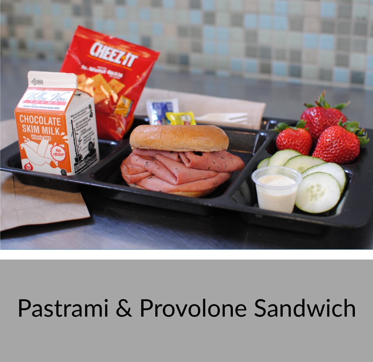 Pastrami and Provolone Sandwich
