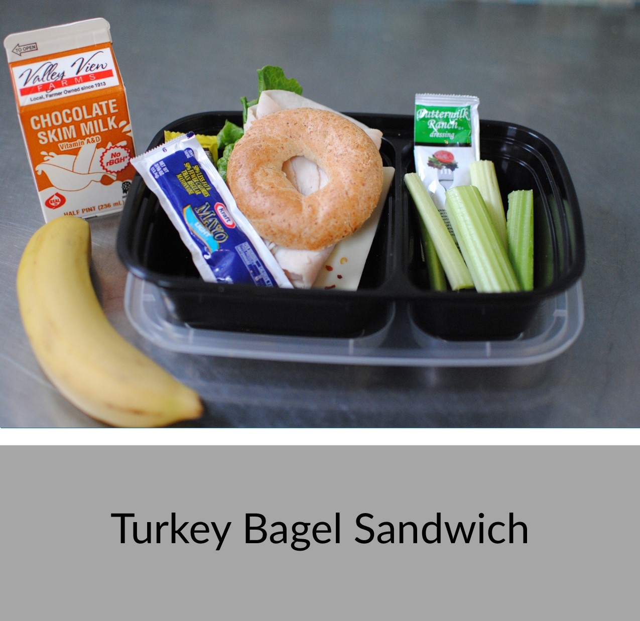 Turkey Bagel Sandwich