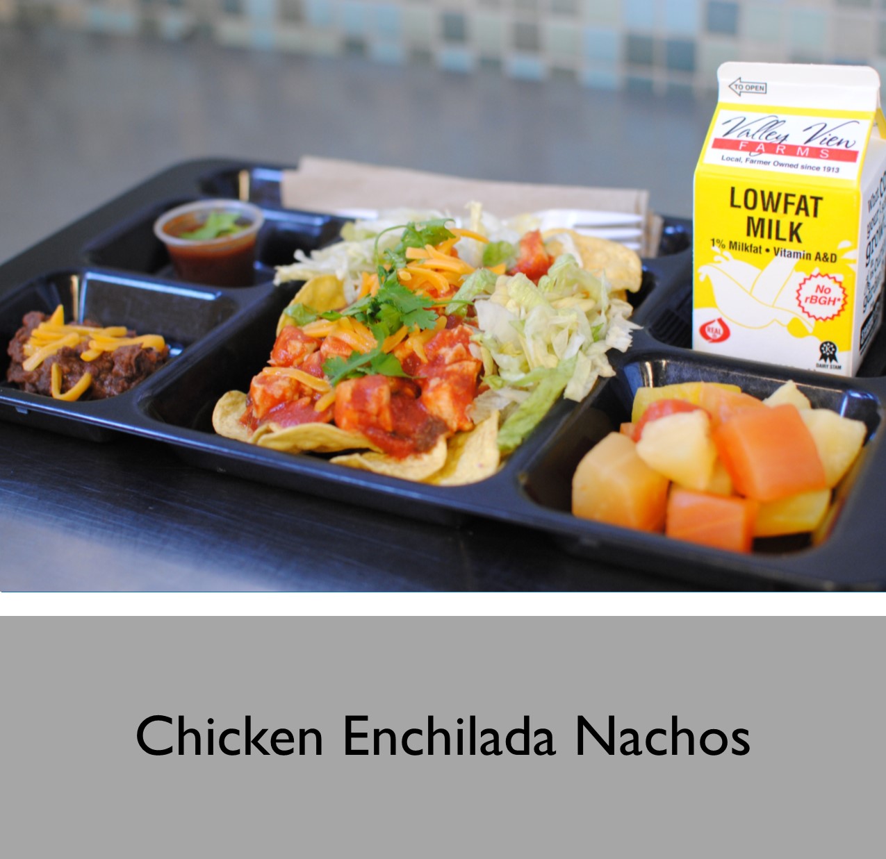 Chicken Enchilada Nachos